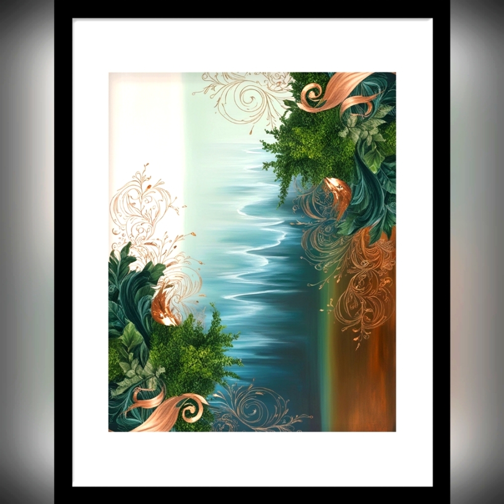 Framed Digital Artwork